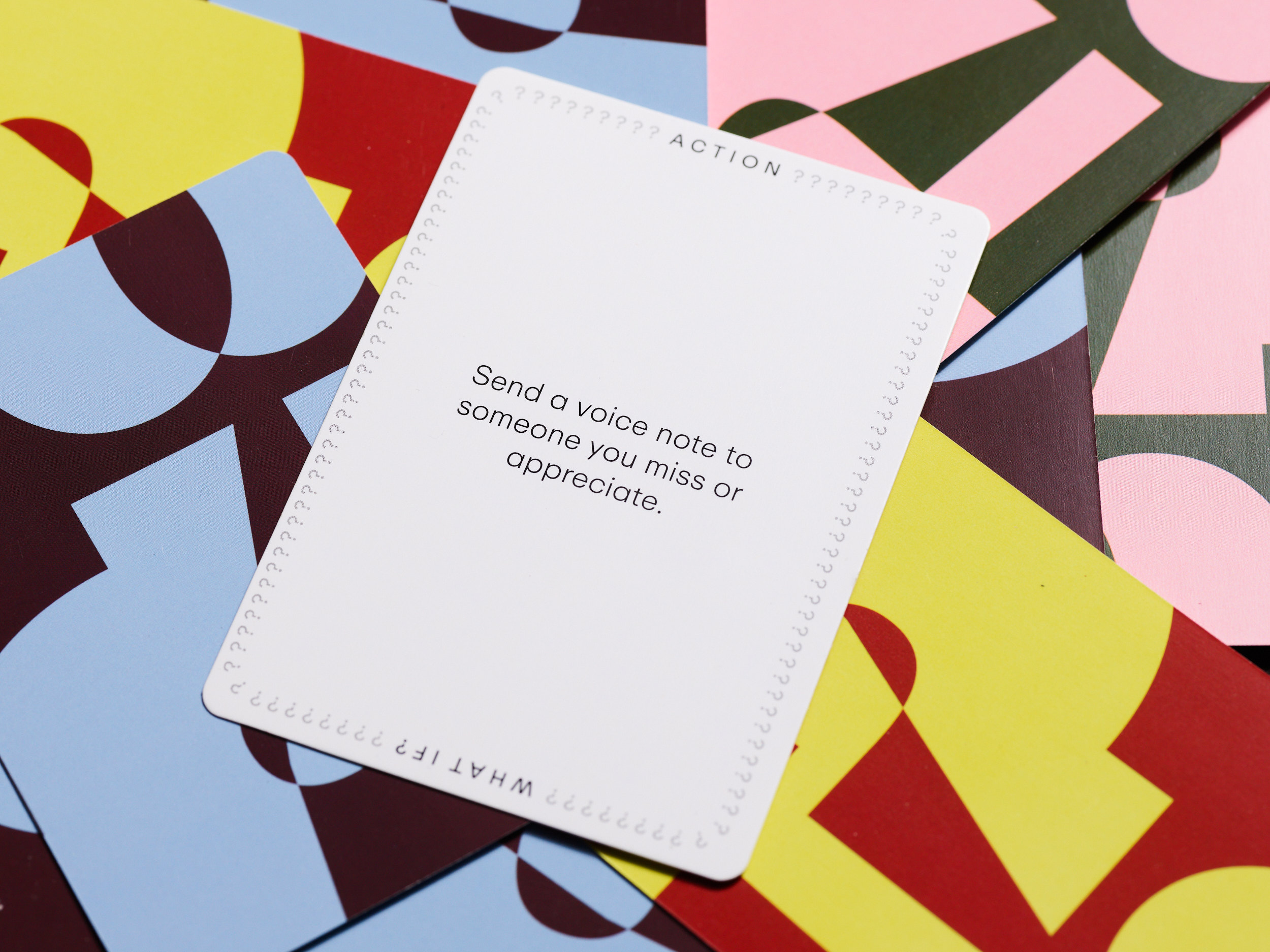 Action card close-up